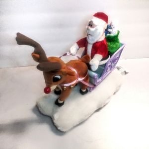 Gemmy Rudolph The Red Nosed Reindeer Santa